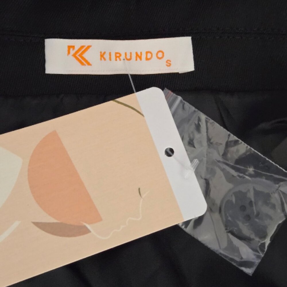 NWT | Kirundo Cropped Black Blazer | Double Button Detail | Size Small - Picture 6 of 8